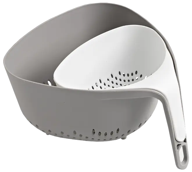 Sigte i plast grå/hvid - 2 dele