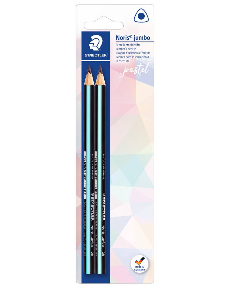 Staedtler Blyant Noris Jumbo HB 2-pak