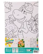 Paint by numbers canvas