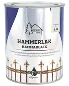 En-liters dåse Droppen Hammerlak til udendørs metal, kombinerer grunder, rustbeskyttelse og overfladebehandling. Velegnet til hegn, holdbarhed op til 8 år, elegant finish.