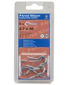 Skruekrog Ø2,7 x 40 mm 6-pak