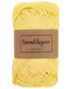 Bomullsgarn 50 g smutsgul