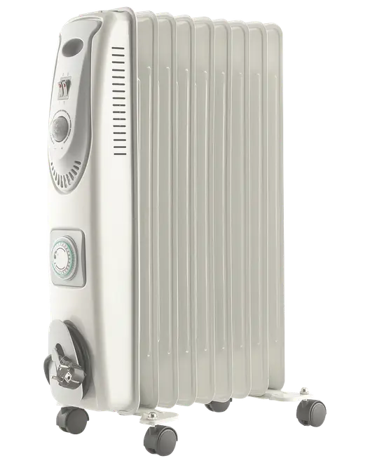 Oljeradiator 9 ribbor med timer