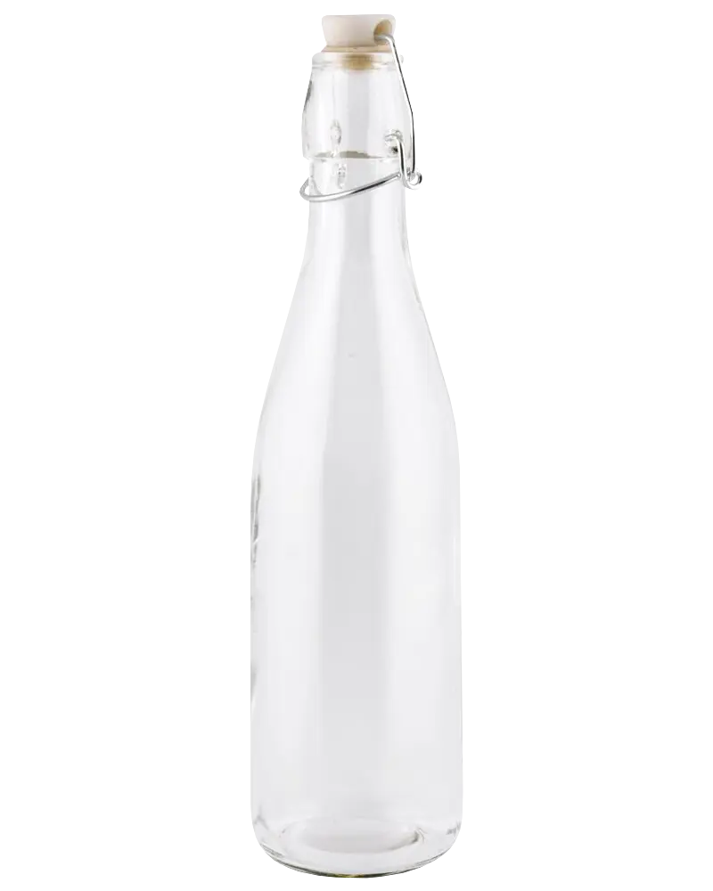 Glasflaska med kork 1 L