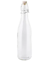 Glasflaska med kork 1 L