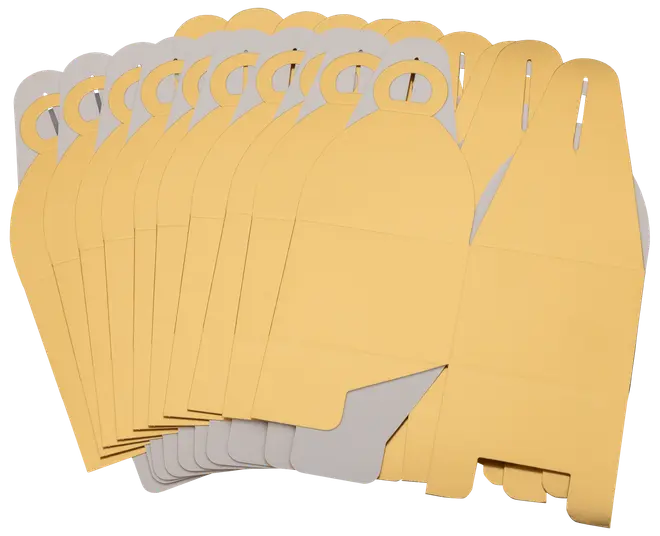 Presentväska mini guld 10 st