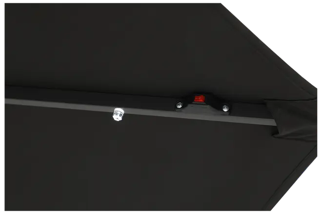 Parasoll med solceller och lutning Ø2,7 m