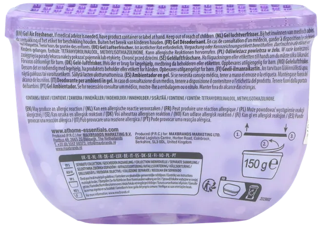 At Home Scents Luftfrisker gel 150g Lavendel