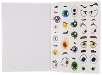 Målarbok med klistermärken