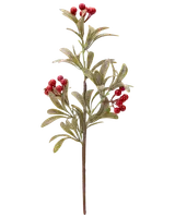 Grankvist med röda bär - 38 cm 