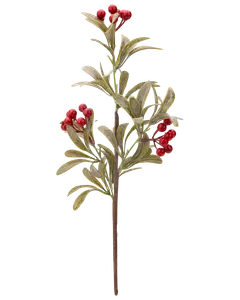 Grankvist med röda bär - 38 cm