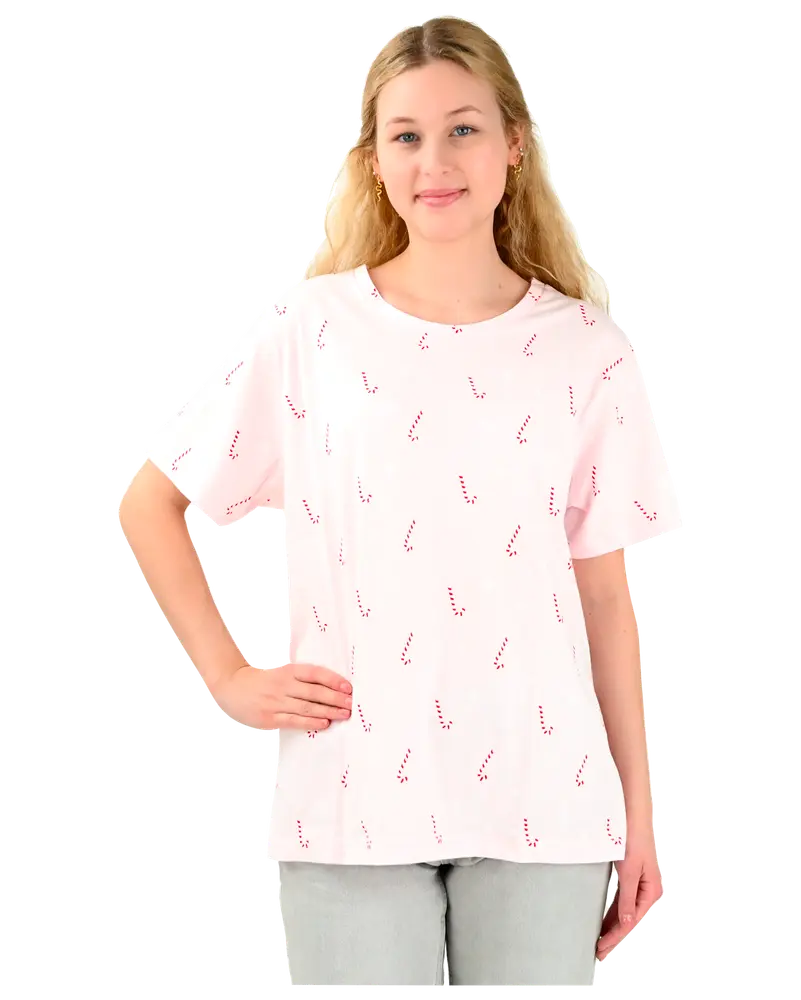 Julig t-shirt polkagrisar