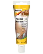 Polyfilla Plastisk Træ fugefiller tube til inde- og udendørs brug, lys eg, til at udfylde huller og revner i træ.