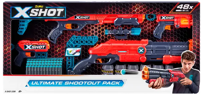 X-Shot Ultimate Shootout - assorterede designs
