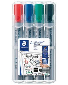 Staedtler Lumocolor Flipchart Marker 4-pack