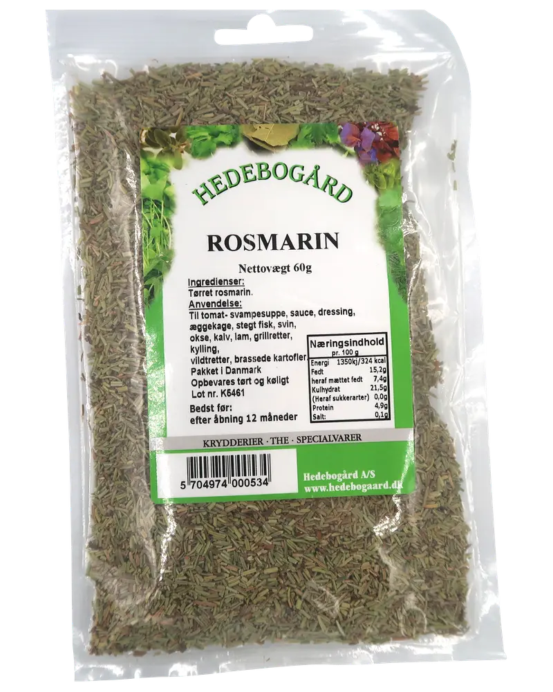 Hedebogaard Krydderi - Rosmarin 60 g