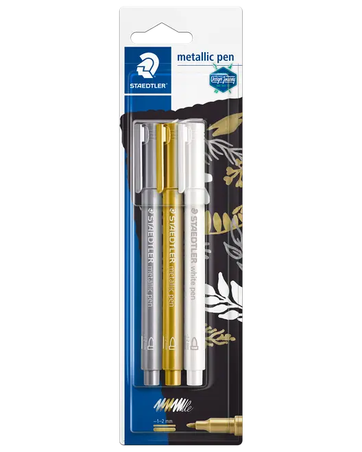 Staedtler Pen metallic 3-pak