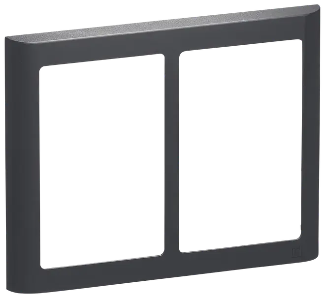 LK FUGA Designramme SOFT 2 x 1½ modul - koksgrå