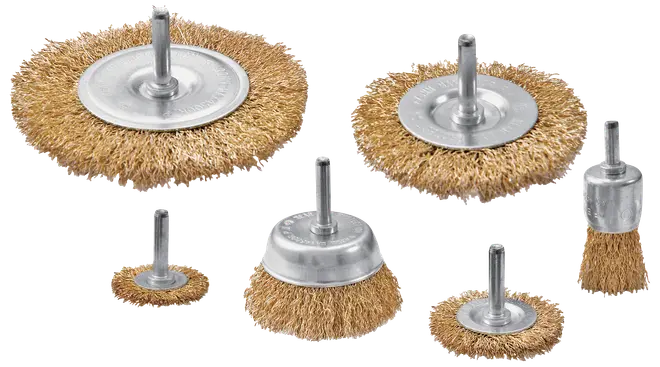 Mitsutomo Stålbørstesæt 6 dele