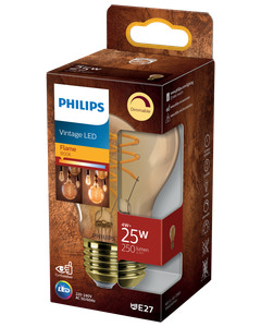 PHILIPS Filament 4W A60 E27 Gold dæmpbar