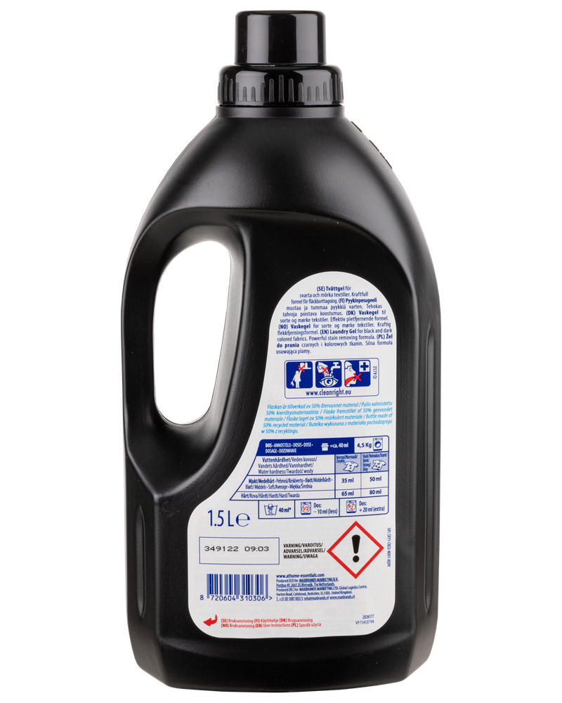 At Home Wash Vaskemiddel flydende 1,5 L - black