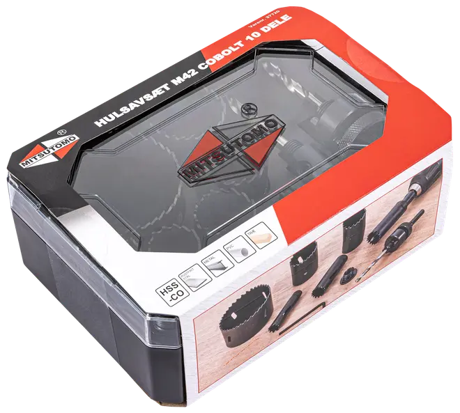 Hålsågsset 10 delar ­Ø19-68 mm 