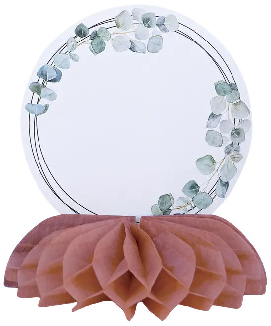 Honeycomb med skilt roseguld