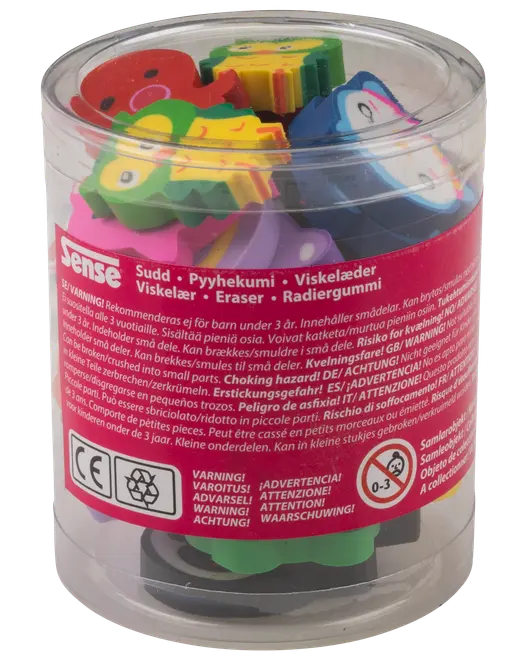 Sense Viskelæder figurer 36-pak