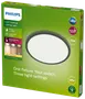 PHILIPS Loftlampe SceneSw. slim Ø25cm 15W IP54 sort