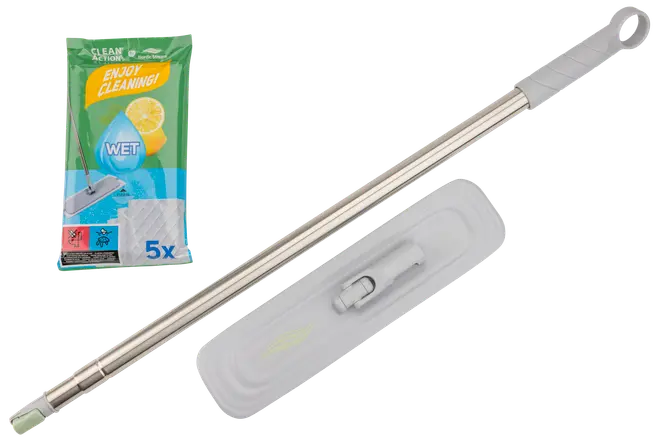 Fladmoppesæt med teleskop