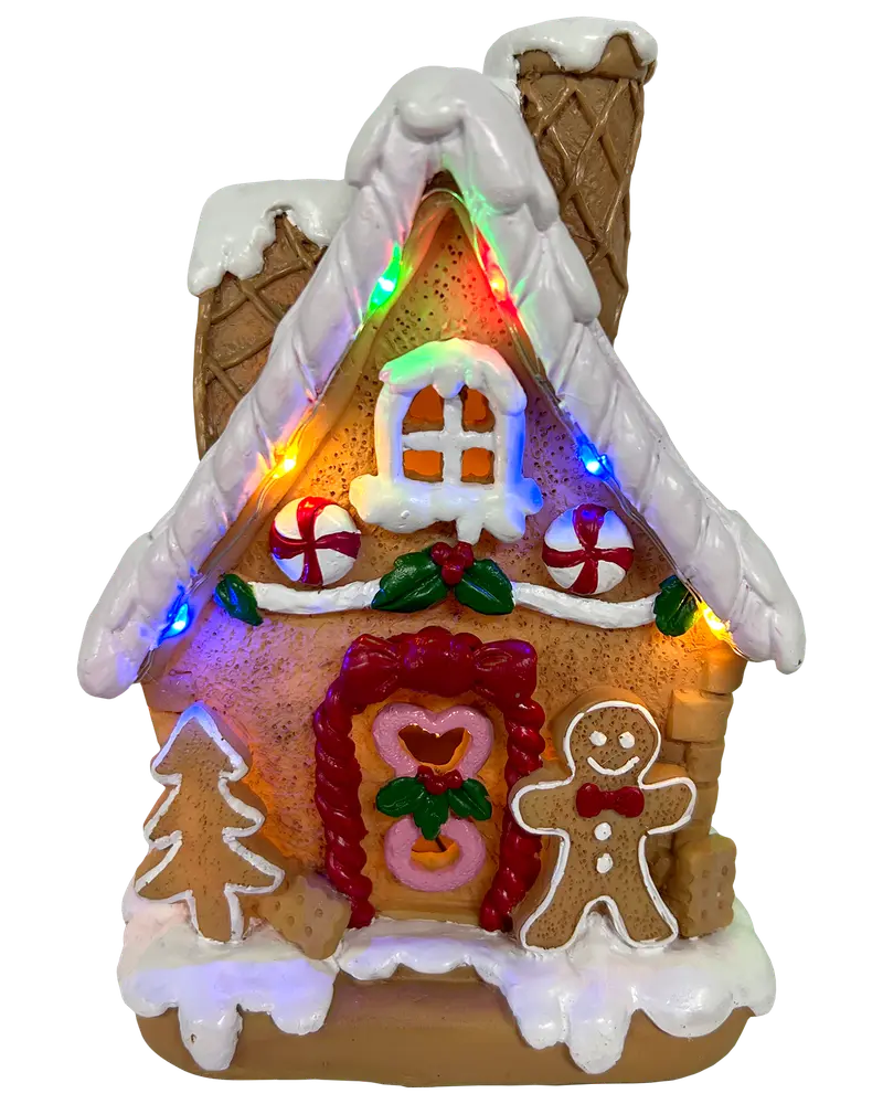 Pepparkakshus  med LED