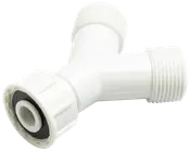 Y-koppling inlopp 3/4\" plast