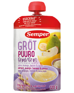 Semper Grød 120 g - assorteret smag