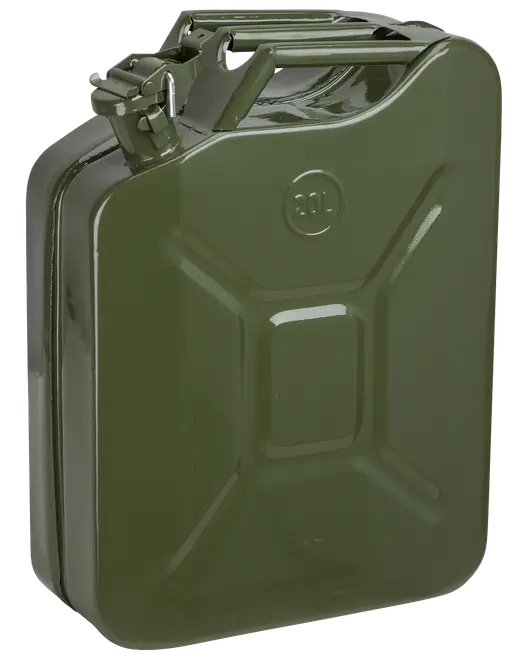 Jerrycan benzindunk stål 20 L