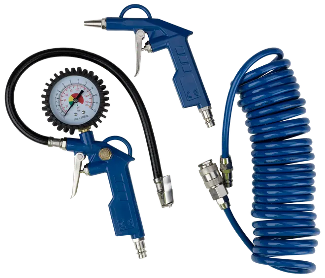 Tryckluftsverktyg 3 delar - blå