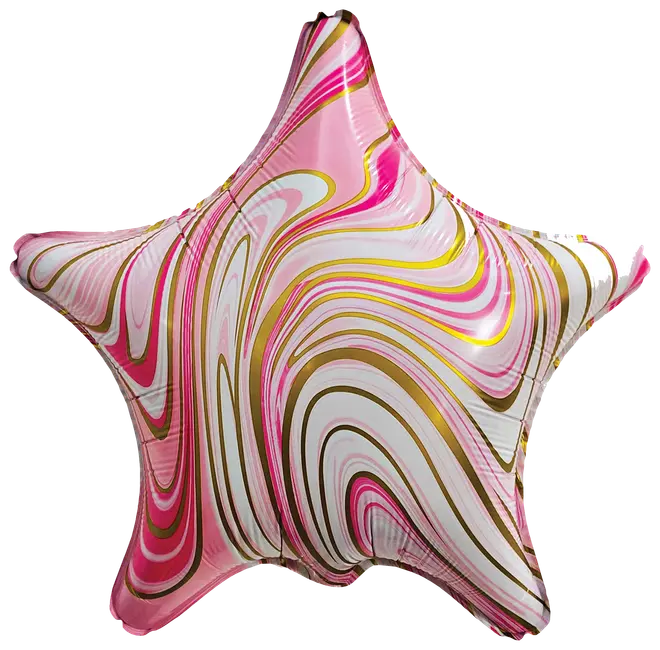 Folieballon 40 cm - Lilla stjerne