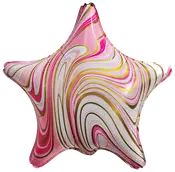 Folieballon 40 cm - Lilla stjerne