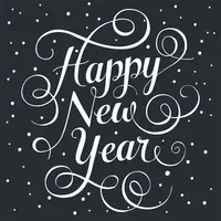 Nyårsservetter – olika mönster