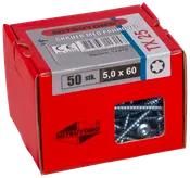 Träskruv kullrig 5,0x60 mm