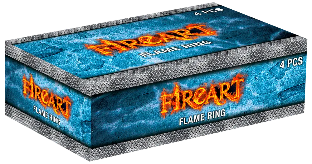 Flame Ring fontæne sortiment 4 dele