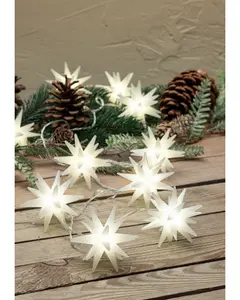 Ljusslinga med 10 stjärnor