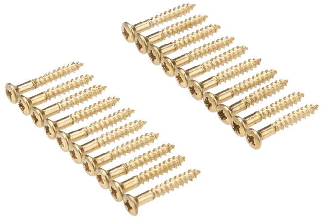 Träskruv mässing 3x20 20 st