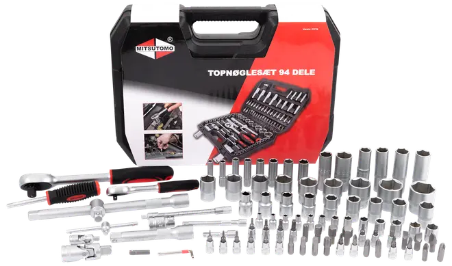 Mitsutomo hylsnyckelsats 94 delar