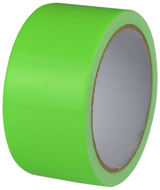 Gaffatape 50 mm x 10 m - neon grøn