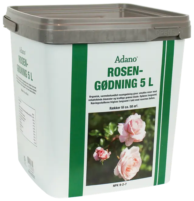Organisk rosengødning 5 L