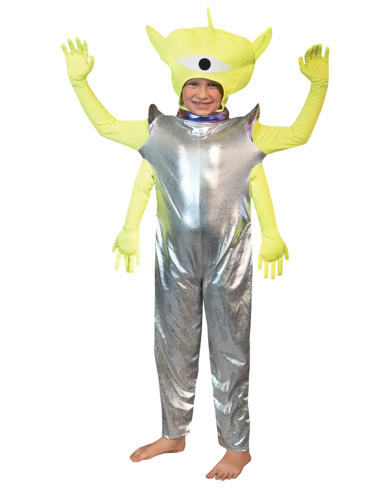 Kostym Alien 3-5 år