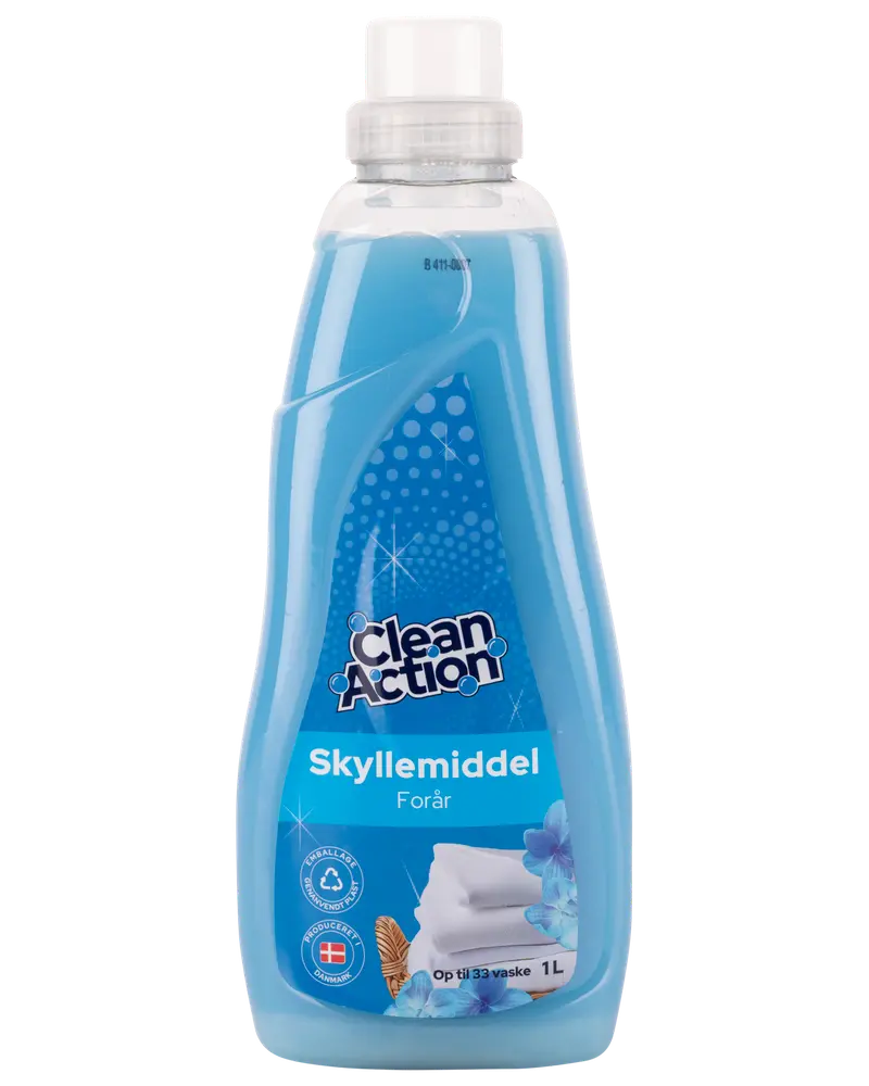 Clean Action - Skyllemiddel 1000 ml - Forår