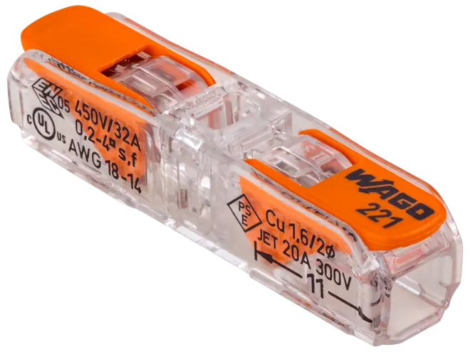 WAGO Fjäderkontakt för 1 tråd 12-pack