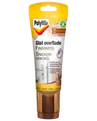 Polyfilla finsparkel til træ, 0-2 mm revner, praktisk tube med integreret spartel, velegnet til reparation af fine revner og ujævnheder, giver glat overflade.