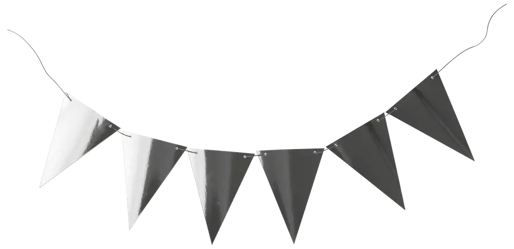 Guirlande sølv 2 meter